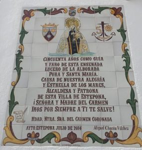 A la Vírgen del Carmen A la Vírgen del Carmen