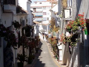 estepona calle pintado