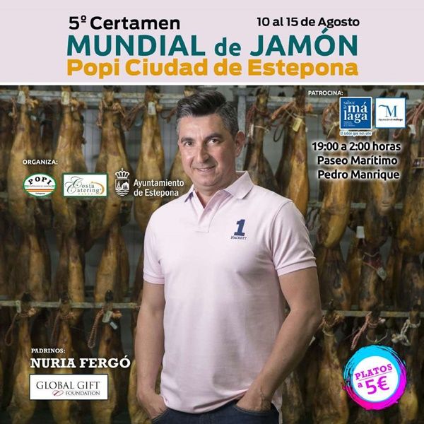 Actividades en la segunda semana de Agosto en Estepona jamón