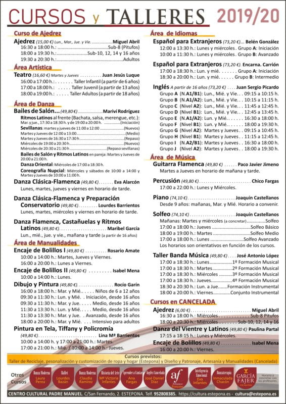 cursos y talleres en Estepona 01