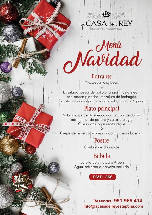 Cena de navidad Casa del Rey Estepona 2019 01