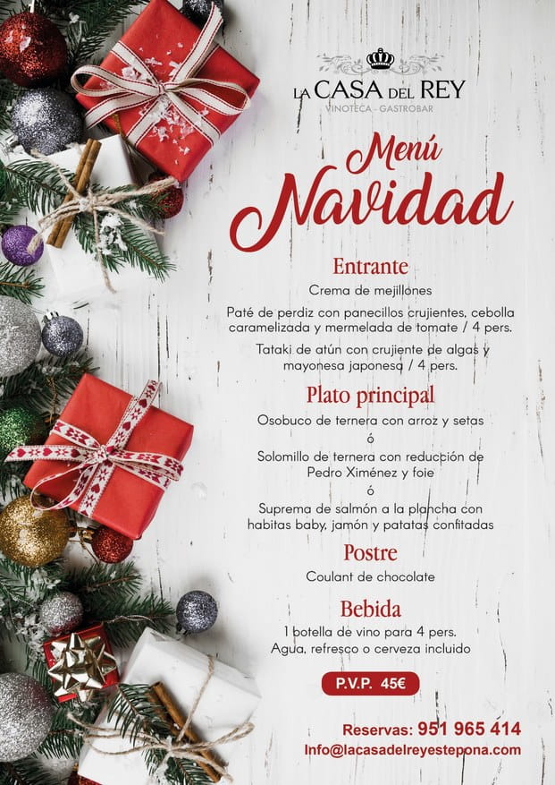 Cena de navidad Casa del Rey Estepona 2019 02